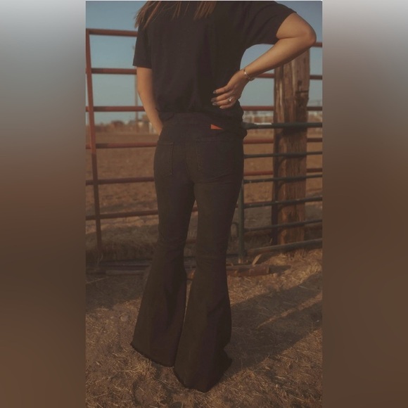 Home Folk Women's Black Flare Jeans - Picture 2 of 16